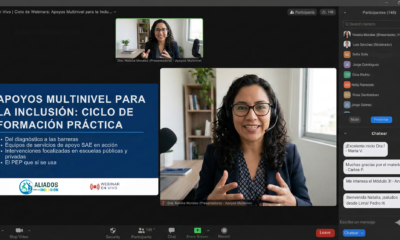 Sesiones grabadas: Webinars Apoyos Multinivel para la Inclusión