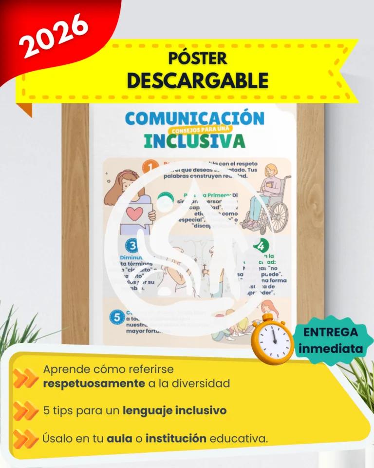 Póster Comunicación inclusiva